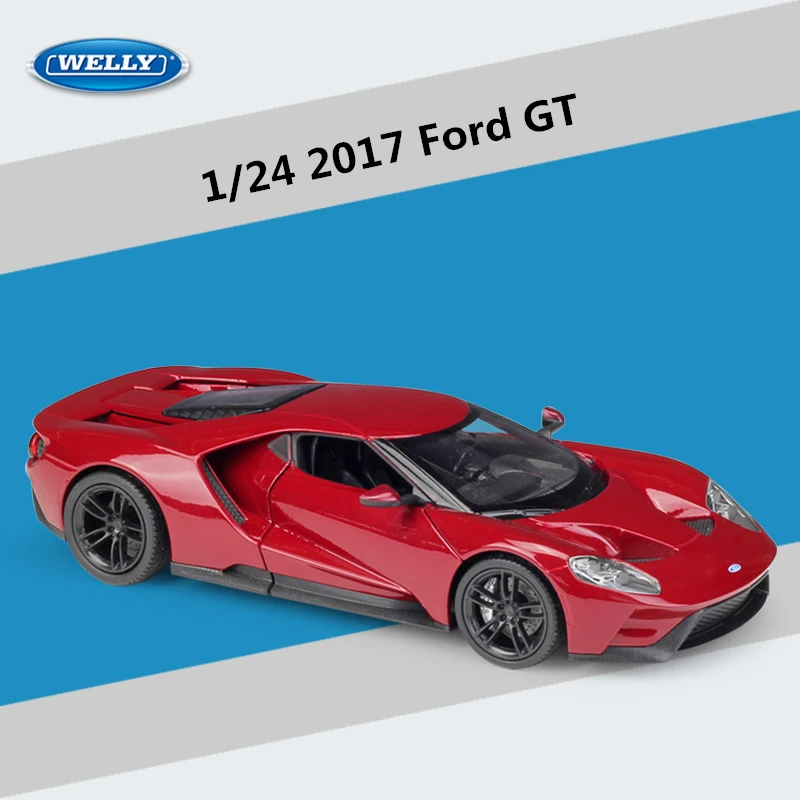 フォードGT 1/12 ダイキャスト AUTOart 1/12 フォード GT 2017 （メタリック・レッド／シルバー