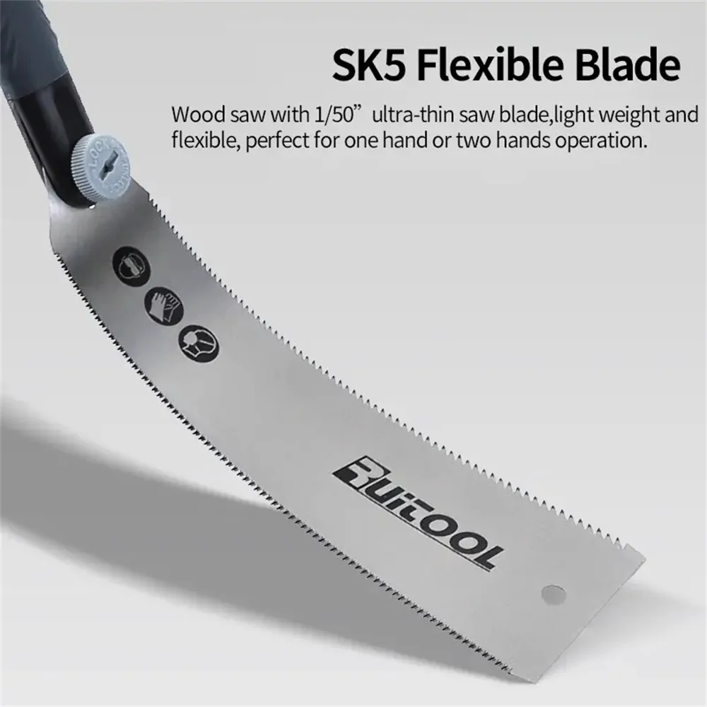 10 Inch Durable Japanese Pull Saw SK-5 Steel Blade Double Sided Saw Cutter High Quality Woodworking Hand Tool hand saw