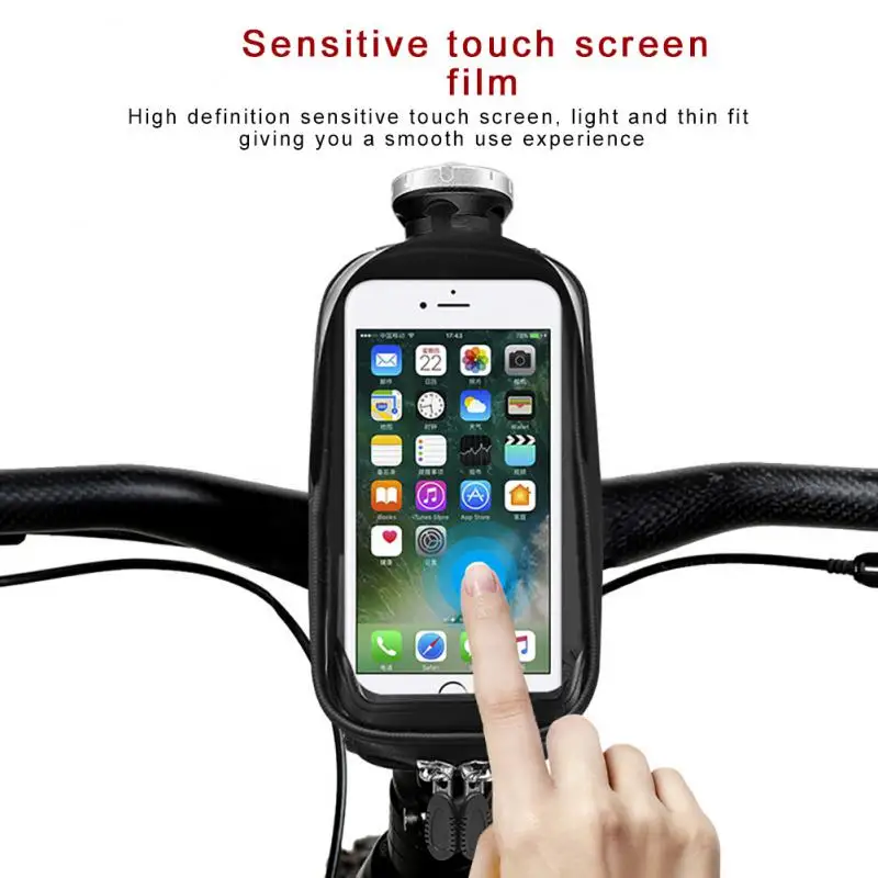 

Ipod Case Lighting Lighting Mobile Phone Lamp Bag With Touch Screen Waterproof Riding At Night Bike Bag