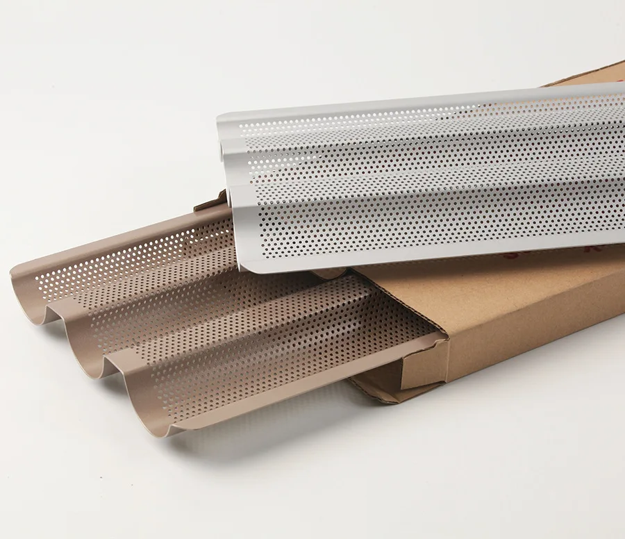 Broodbakvorm 3 slots, Stokbrood Bakplaat, Stokbrood Bakvorm
