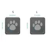 Plastic Pet Lockable Screen Door Automatic Lock Weatherproof Dog Flap Door Ventilation Magnetic Flap Self-Closing Pet Door 6