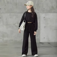 Mädchen Set, langarm Pullover & Hose – Bild 4