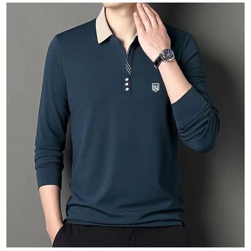 

New golf wear, 2024 summer men's breathable golf T-shirt, high quality fashion slim golf POLO shirt, brand men's tennis T-shirt