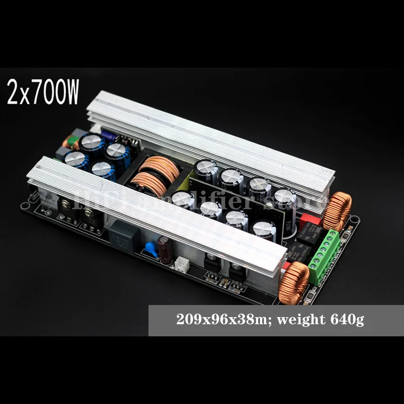 

Stereo two-channel digital power amplifier board, with switching power supply 2x700W 2x600w, can be bridged, HiFi and good sound