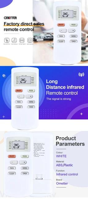 Novo controle remoto para ar-condicionado universal, substituição para gree  yx1f, ac a/c yx1f1 yx1f2 yx1f3 yx1f4 yxsuspen5 yxretire 1f yxsuspen4f  yxsuspen5f