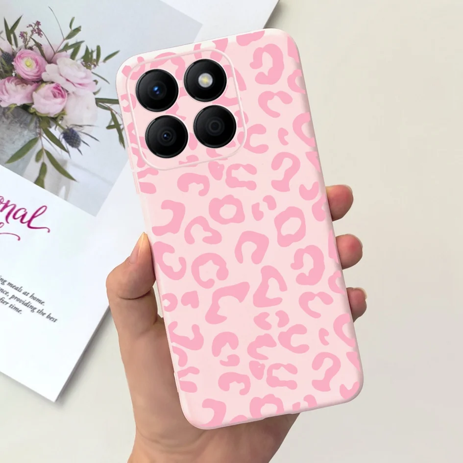 Stylish Floral Moon Soft Silicone Case - Artistic Back Cover