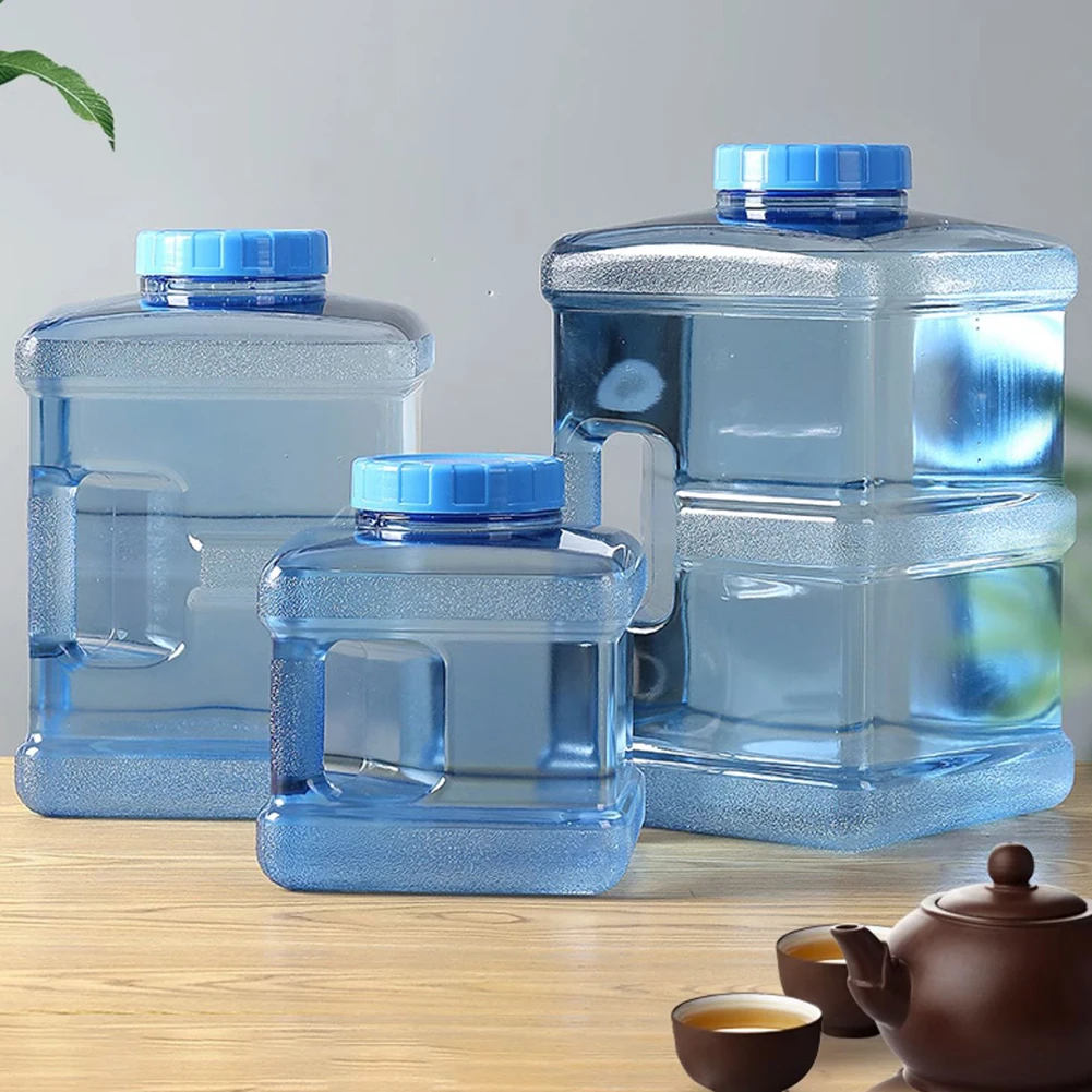 5L Camping Water Container with Handle Water Storage Bucket Portable Emergency Storage Tank for Outdoor Camping Hiking