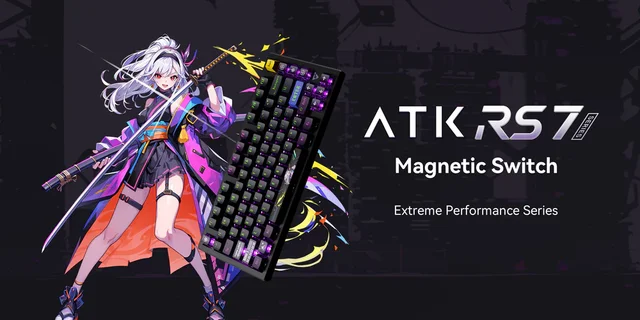 Atk-磁気スイッチ付きメカニカルキーボード,rgbホール効果,rgb