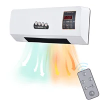 Climatiseur portable et chauffage électrique, ventilateur 2 en 1 pour le chauffage et le refroidissement de la pièce, fonction de synchronisation, télécommande 1
