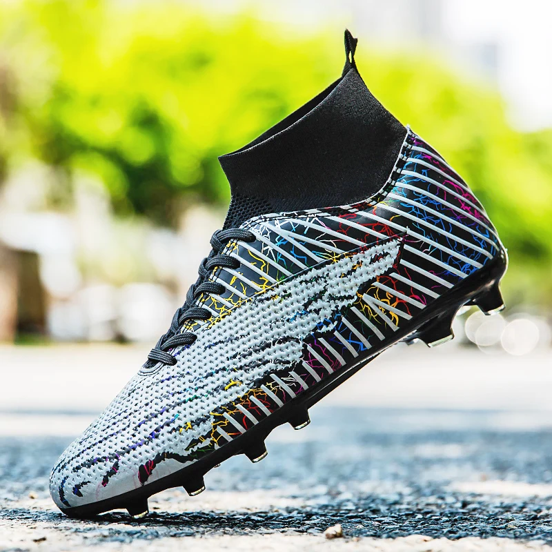 Fußball Schuhe Stollen Männer Breathabl Erwachsene Hot-selg Hohe-qualität Ultraleicht Fußball Stiefel_voghion.com