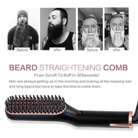 Professional fast heating electric hair straightener negative ion multi-functional dry and wet use modeling tools 2