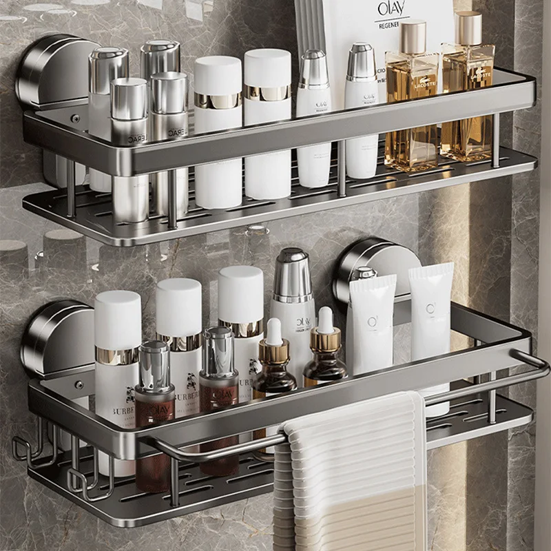 Suction Cup Bathroom Storage Rack 4