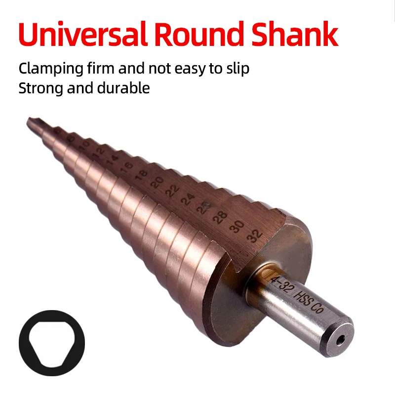 29PC Cobalt Drill Bit Set M35 High Speed Steel Twist Jobber Length For Hardened Metal, Stainless Steel