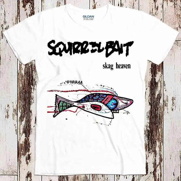 Scoiattolo Bait Skag Heaven Tee Top Vintage Gift Retro Cool Unisex Ladies T Shirt 8354