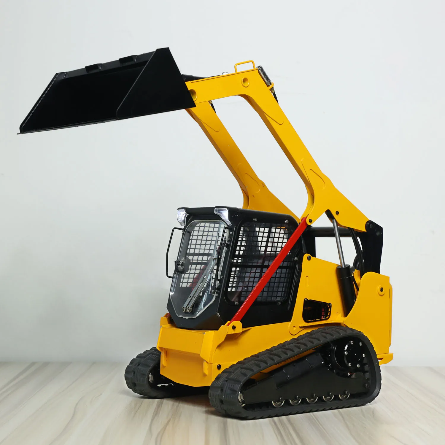 1/14 RC Hydraulic Loader SM770 RTR Metal Machine Tracked Skid-Steer Remote Control Car Model Construction Vehicles RC Toys 4