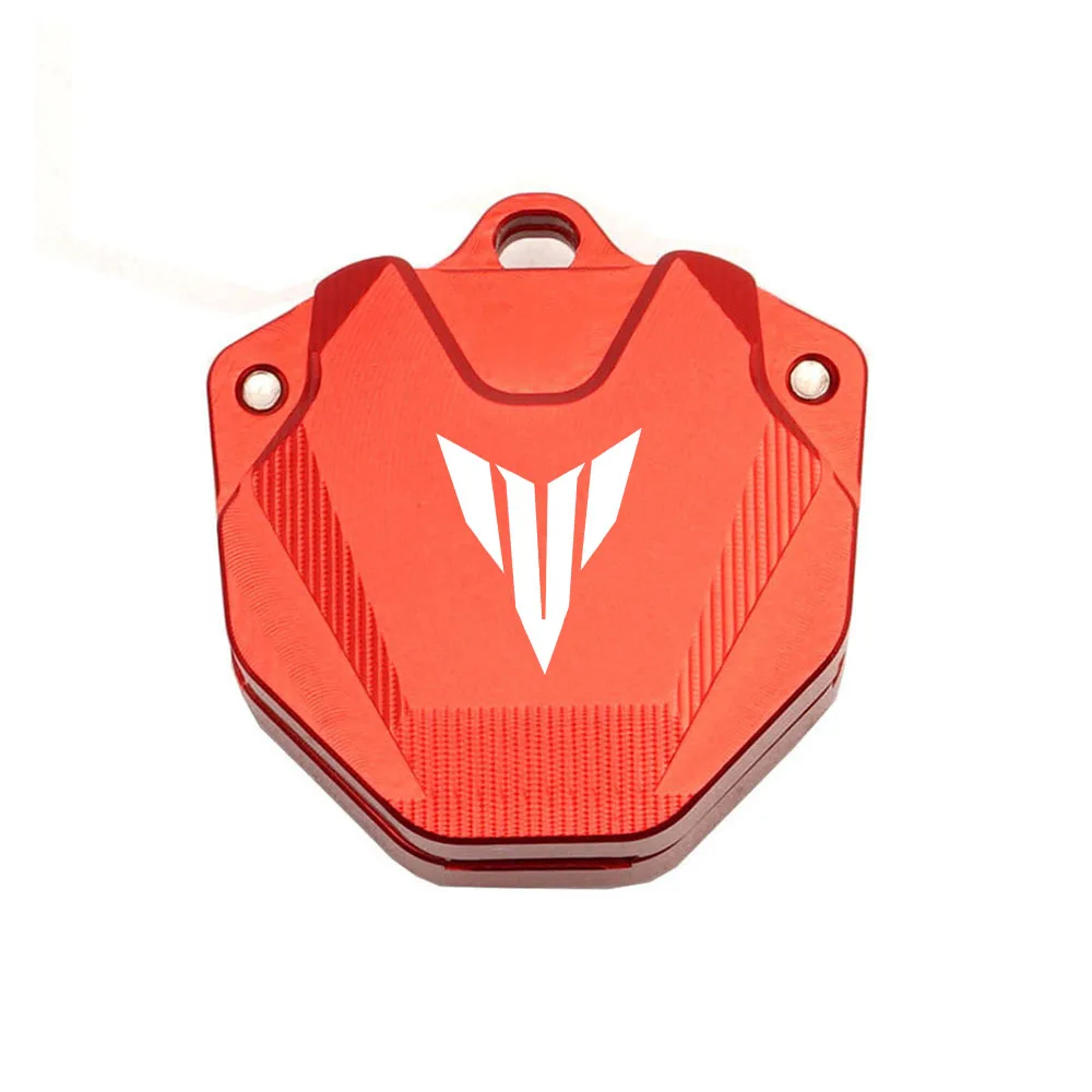 For YAMAHA MT07 MT09 MT03 MT 07 09 03 2013-2019 2021 2022 Motorcycle CNC Aluminum Fabric Badge Keyring Key Case Cover Keychain