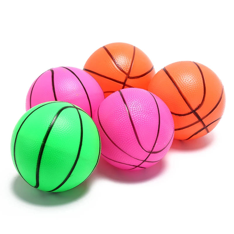 12cm/16cm Random Color Inflatable PVC Basketball volleyball beach ball Kid Adult sports Toy basketball balls