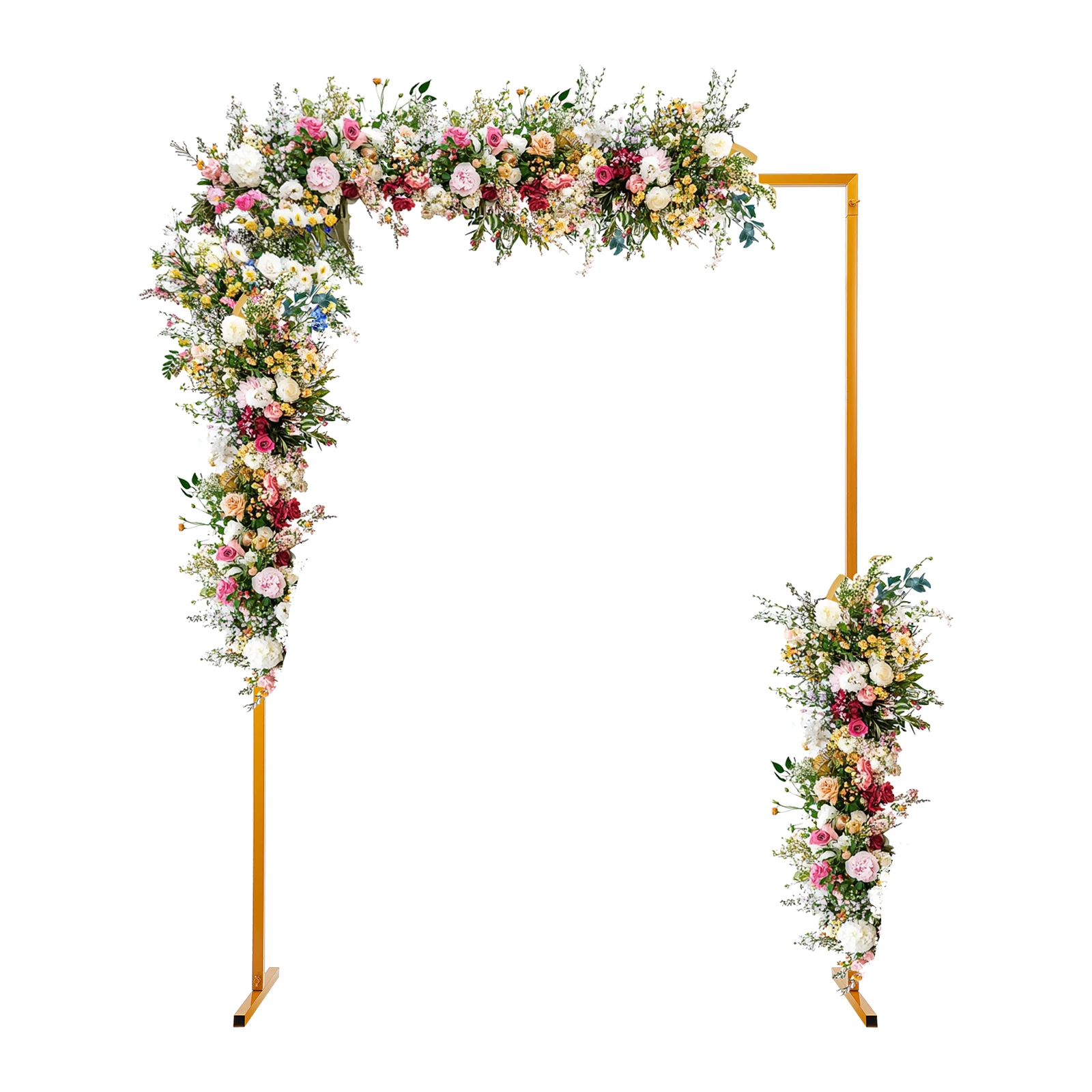 Adjustable Arch Stand Metal Flower Balloon Frame Wedding Stand Bases Event Decoration
