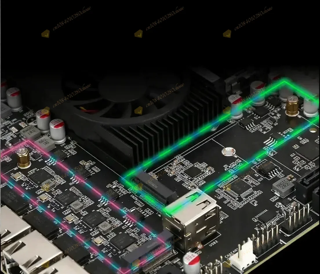 N6005 Industrial Motherboard NAS Motherboards 4 Cores 4 Threads Low Power Proces