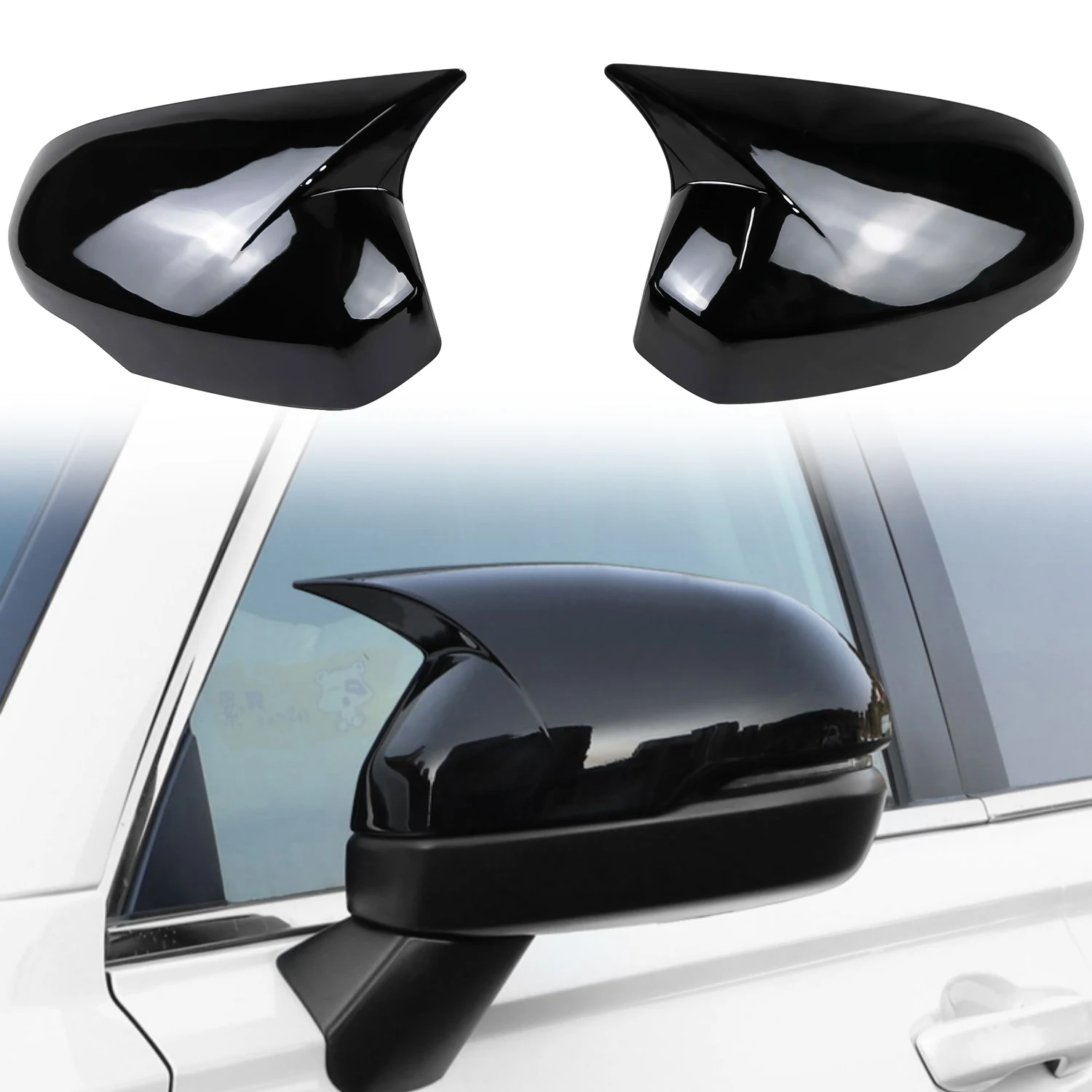 

For Honda CRV CR-V 2023 2024 Car Accessories ABS Door Rearview Side Mirror Cover 2pcs