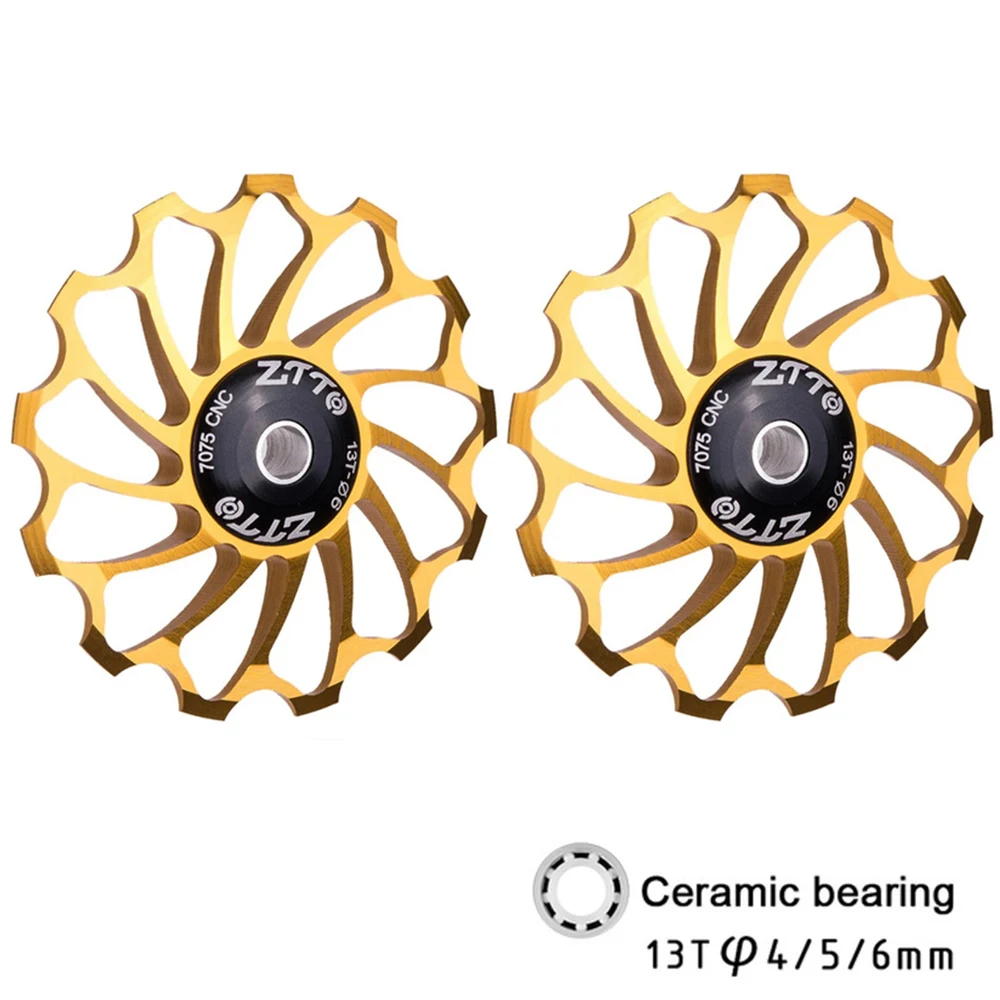 ZTTO Ceramic Bearing CNC Bicycle Jockey Wheel Pulley