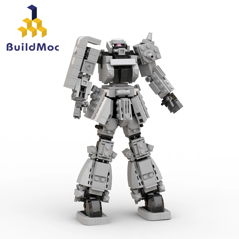 

Buildmoc Ideas мобильный костюм механические роботы Аниме фигурки MOC Набор строительных блоков наборы игрушки для детей подарки игрушки 493 шт. кирпичи