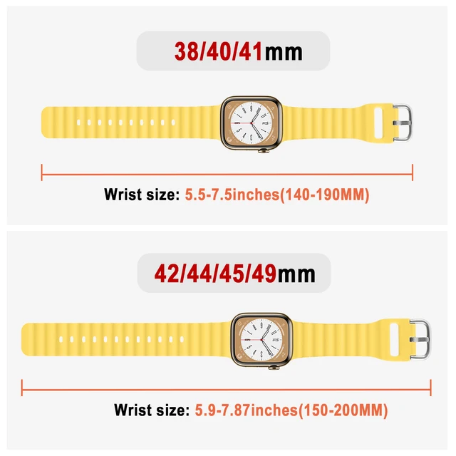 Band Size Chart Wrist Apple Watch Se Case Size Iiteeology
