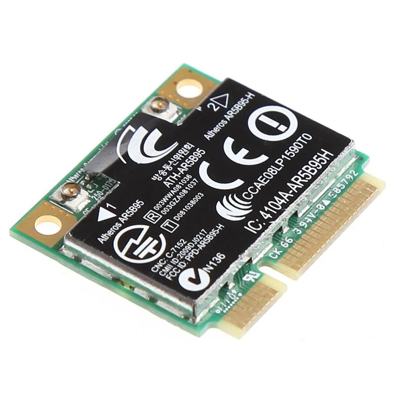 Atheros AR9285 용 하프 미니 PCI-E 무선 네트워크 카드 PCI WiFi 어댑터