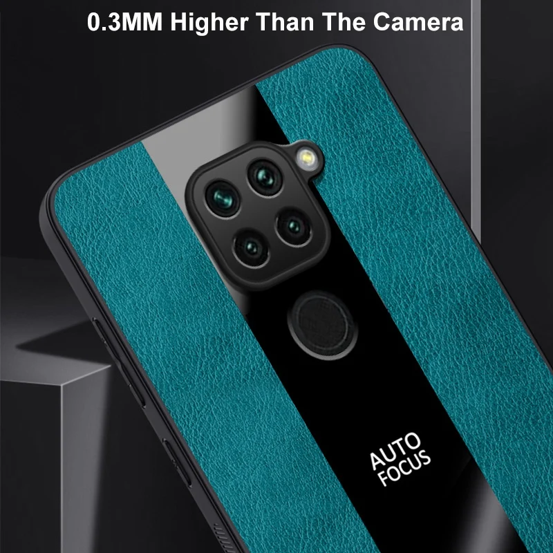Ring Holder Leather Case For Xiaomi Redmi Note 9S 9 Pro Cover Luxury Magnetic Silicone Phone Case For Redmi 9T Note 9 9T 10X 4