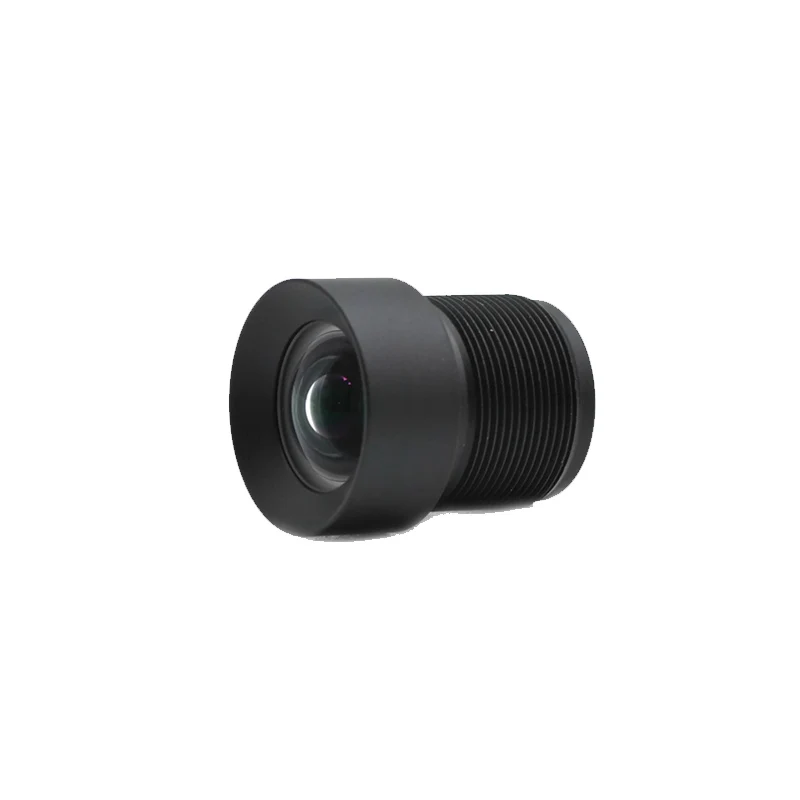 Détail de l'objectif 8mm 12MP HD pour drone FPV, avec le pas de vis et le filtre IR 650nm