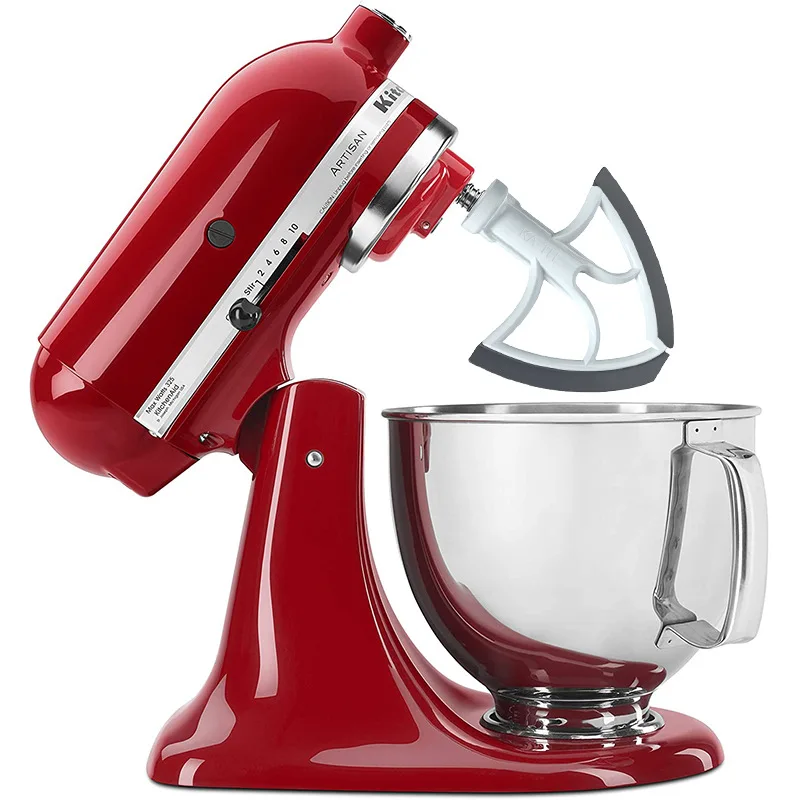 Flex Edge Beater for KitchenAid Mixer 4.5/5 qt Bowl Tilt-Head Stand Mixer Mixer Accessory Flat Edge Beater Paddle with Both-Sides Flexible Silicone