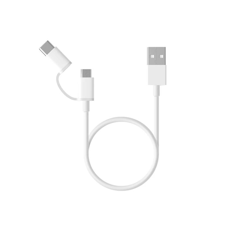 

Original Mijia Cable 2 in 1 Micro USB Type-C Cable Sync Fast Quick Charger Data TypeC Charging Cable Type C for Xiaomi Huawei