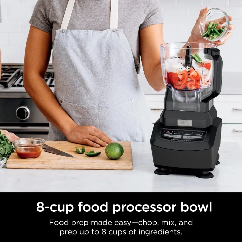 Ninja Kitchen System, 72 oz , Blender and Food Processor, BL780WM