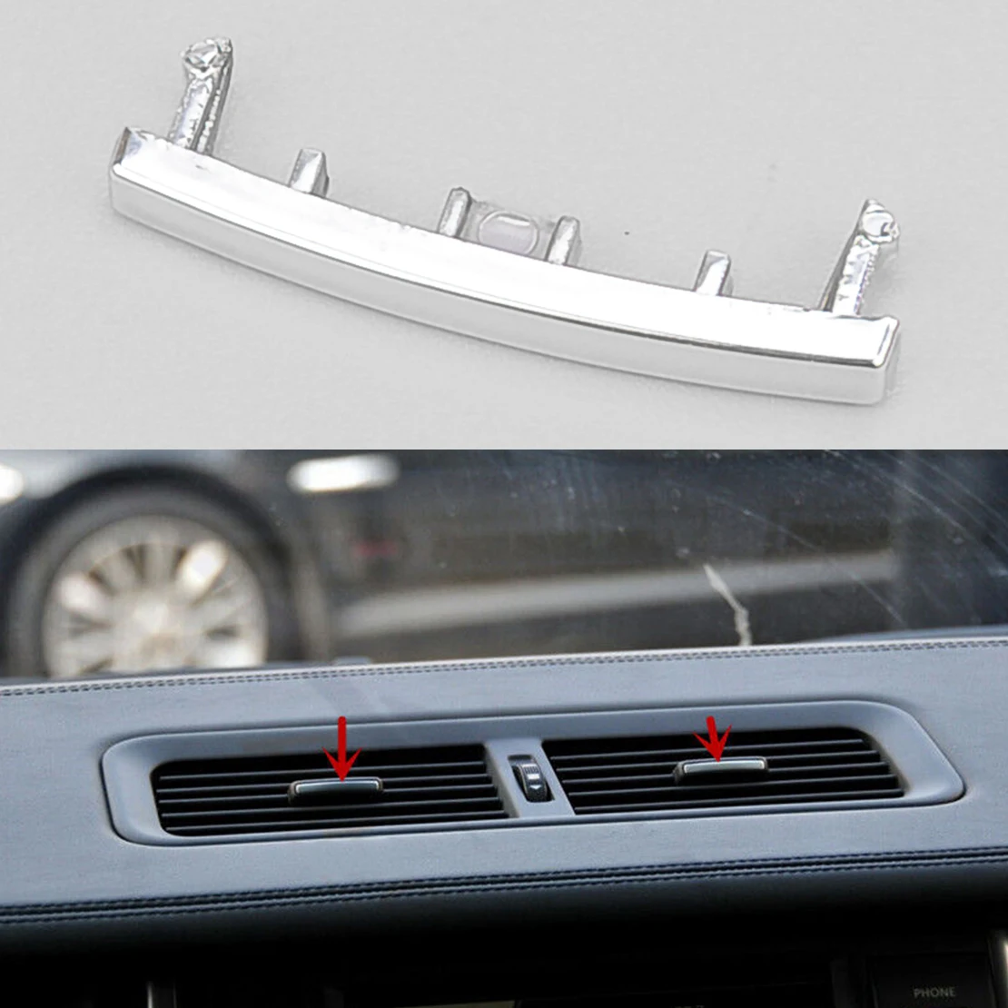Chrom Stil A/C Entlüftung Auslass Paddel Zierleiste abs fit für Land Rover Range Rover 2007 2008 2009 2010 2011 2012 – Detail 5