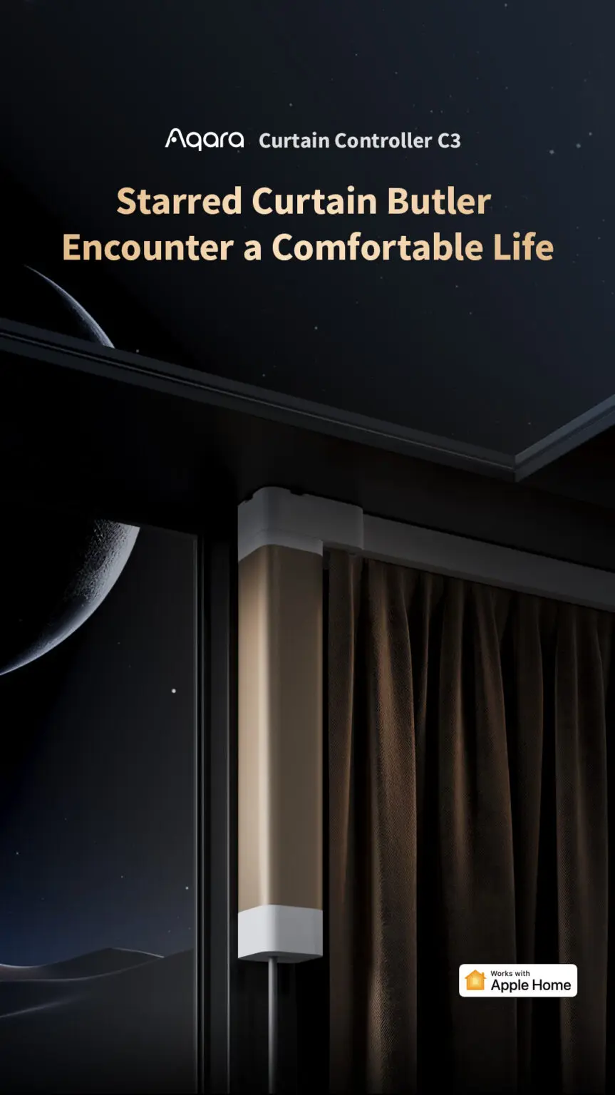 Curtain Controller C3 Smart Electric Curtain Motor ZigBee APP Voice Control Timi