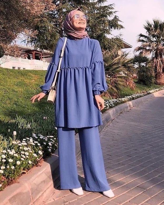 Pants Ootd Overall Jeans Hijab Palazzo Jeans Outfit Hijab Muslim