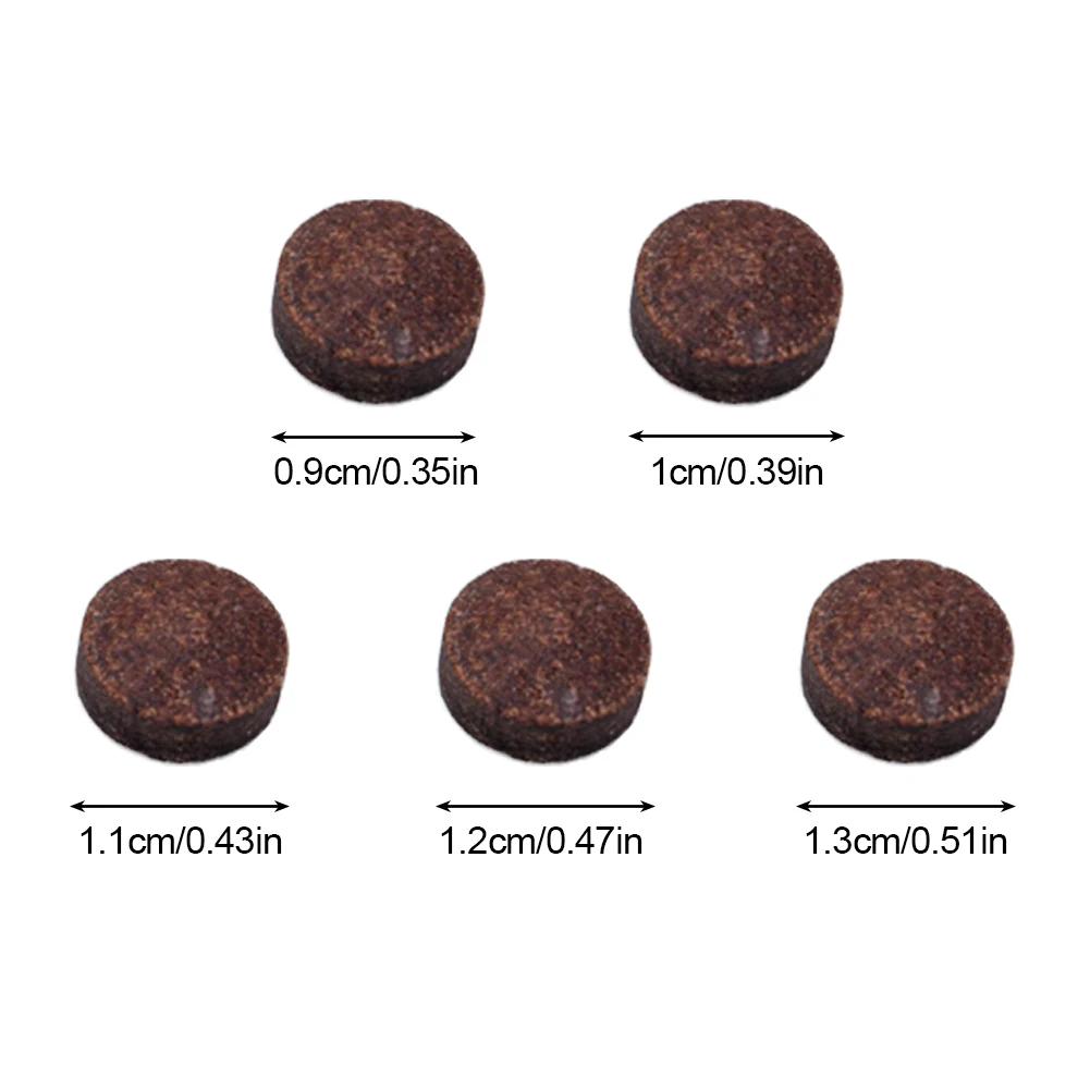 Cue Tips Replacement Pool Billiard Cue Tips Compact Portable Replaceable Practical Long Lasting Sufficient Length for Billiard