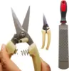 Goat hoof trimmer with mini horseshoe file (8 inches, approximately 20.3 centimeters) - nail clippers for goats, sheep, alpacas, 1