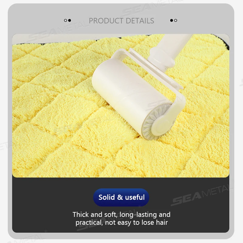 SEAMETAL Microfiber Car Cleaning Towel 800GSM Thicken High Abosorbent Washing Drying Cloth Ultra-Soft Scratch-Free Clean Towels 5