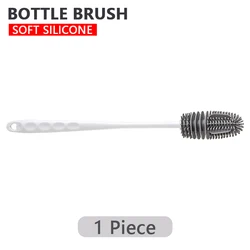 Silicone Baby Bottle and Cup Cleaning Brush - Versatile Home Cleaning Tool (1 Piece)
