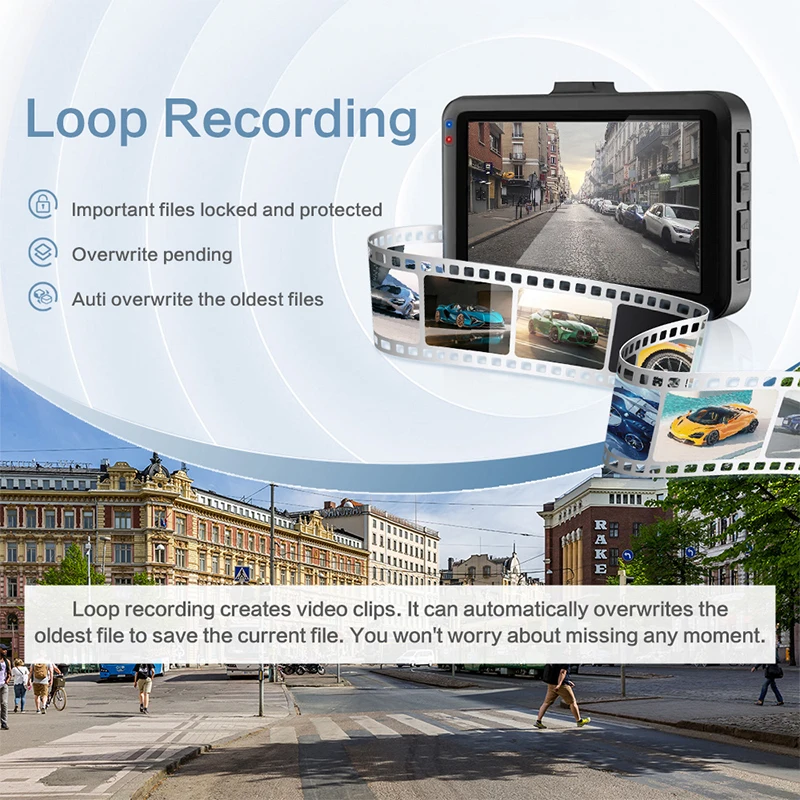 1080P HD Night Vision Vehicle Driving Recorder Is Suitable For Automatic Cycle Recording Of DVR Models Of Vehicle