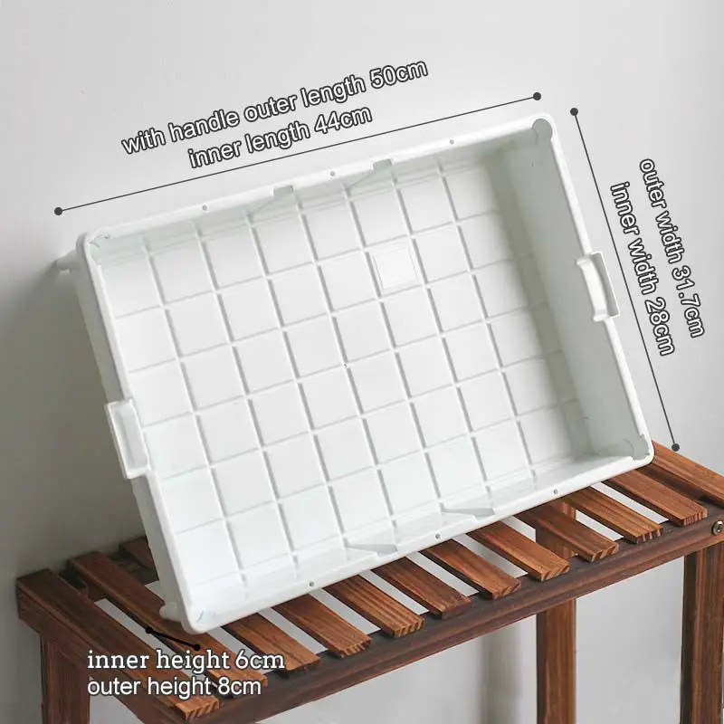 6cm quadratische saftige Töpfe mit Tablett becken Blumentopf Pflanzer für Kaktus Lithops Sammlung Home Decoration – Detail 6