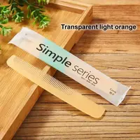 Free Shipping Summer Trip Transparent Color Hotel Travel Family Guests Independent Packing Disposable Portable Combs 2