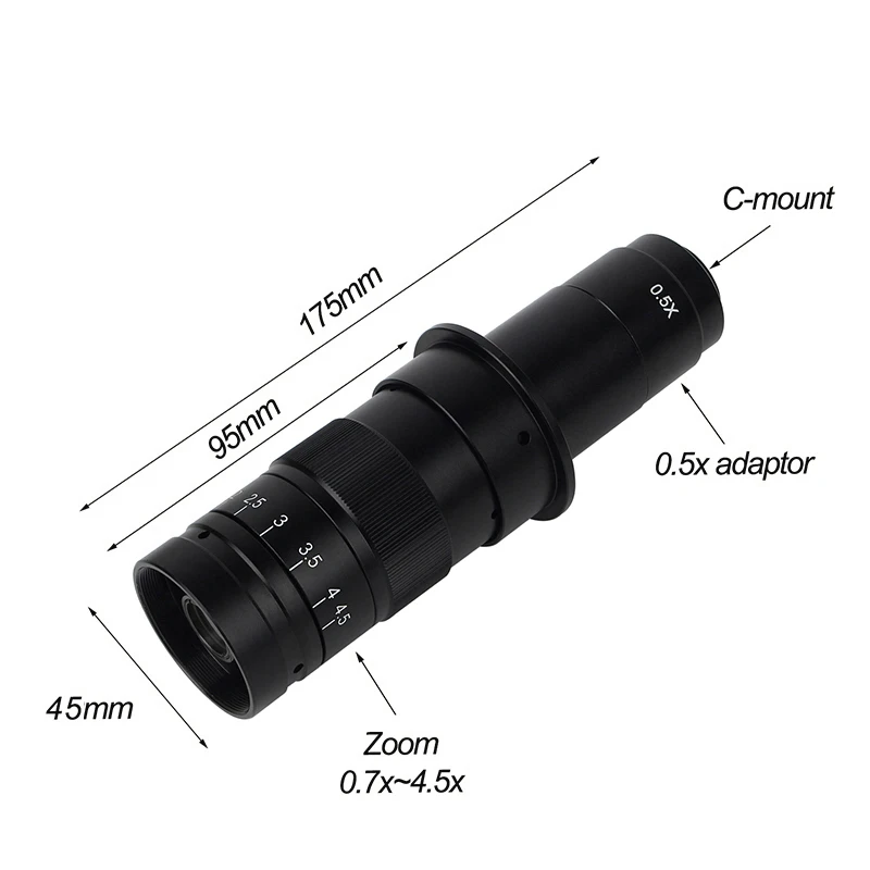 Microscope Lens Close-Up