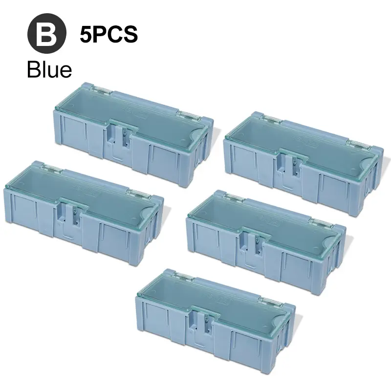 SMD Container SMT IC Electronic Component Mini Storage Box Jewelry Case Diy Practical for Small Component Jewelry Tool image 8