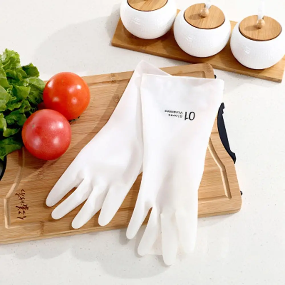 Dishwashing Cleaning Won't Break Gloves Waterproof Rubber Latex Gloves Kitchen Durable Cleaning Windows Housework Chores Tools
