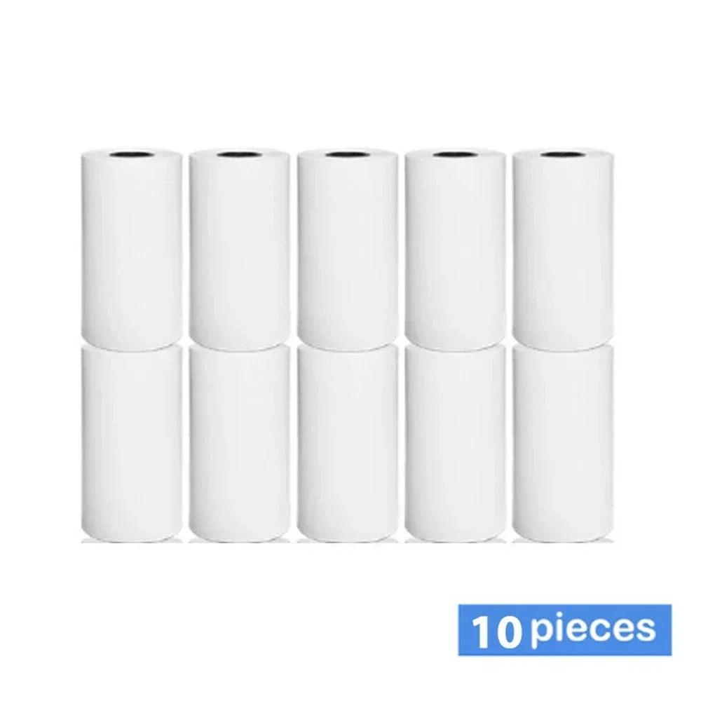 

10 Rolls Receipt Thermal Paper 57x25 mm Printing Label Roll for Mobile POS Photo Printer Cash Register Paper Office Stationery