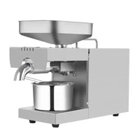 110V/220V Automatic Commercial Oil PressRapeseed  Peanut Oil Press 610W STB-508 Hot And Cold Small Stainless Steel Oil Press 1