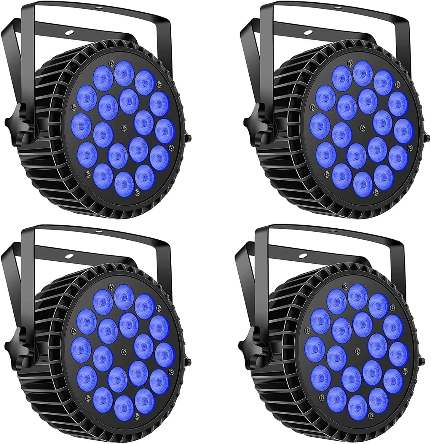 Stage Lights, U`King 180W 4-in-1 Stage Lighting Effect by and Sound Activated Control Wash