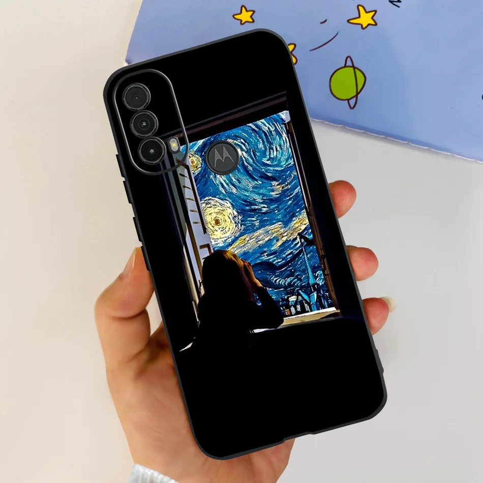 Fashionable Black Silicone Phone Case with Cool Pattern Design